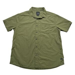 Sitka Gear Shirt Mens XL Short Sleeve Button Up Green Outerwear Casual outdoors